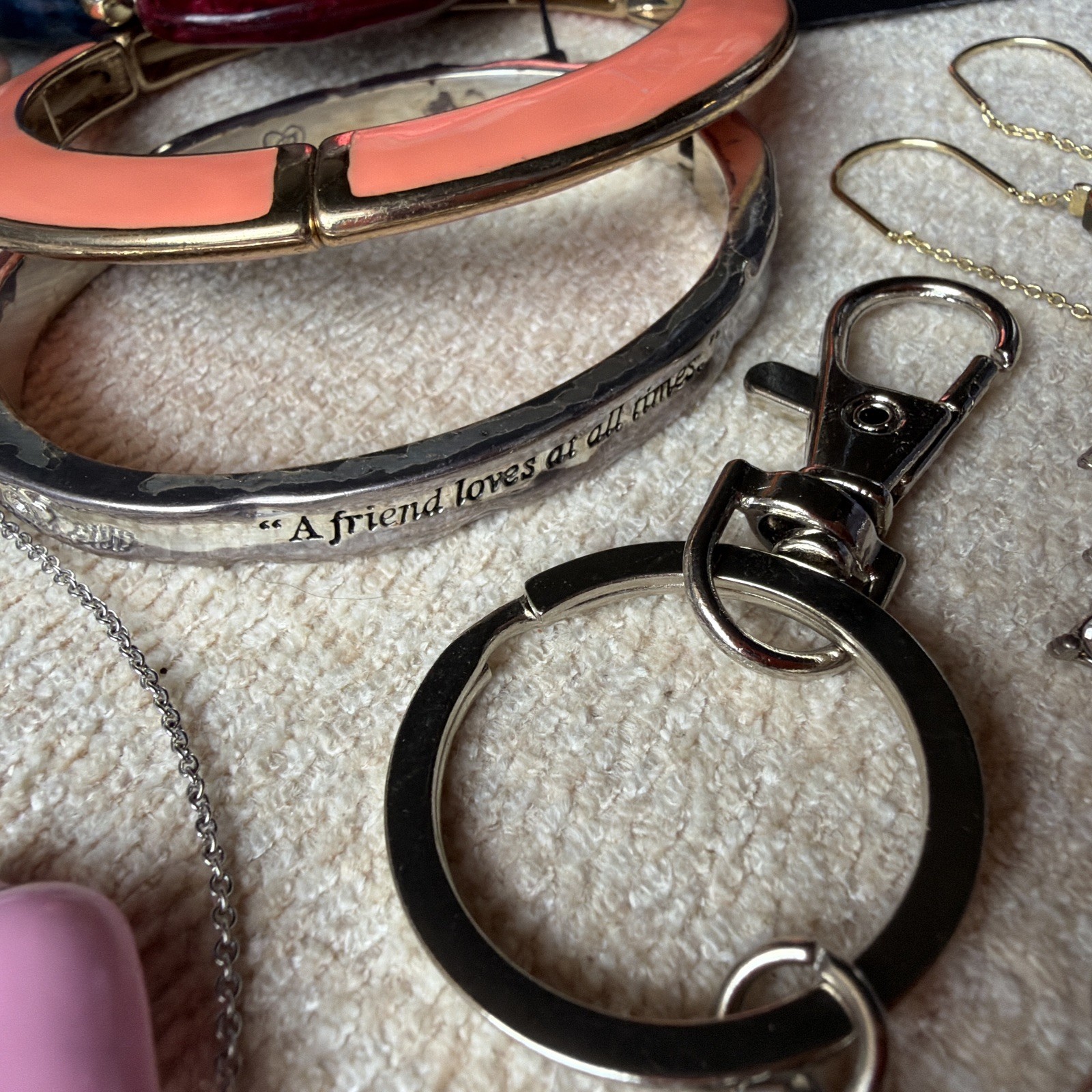 Mixed Jewelry lot of 16 Vintage and modern Some marked Estate Sale Find