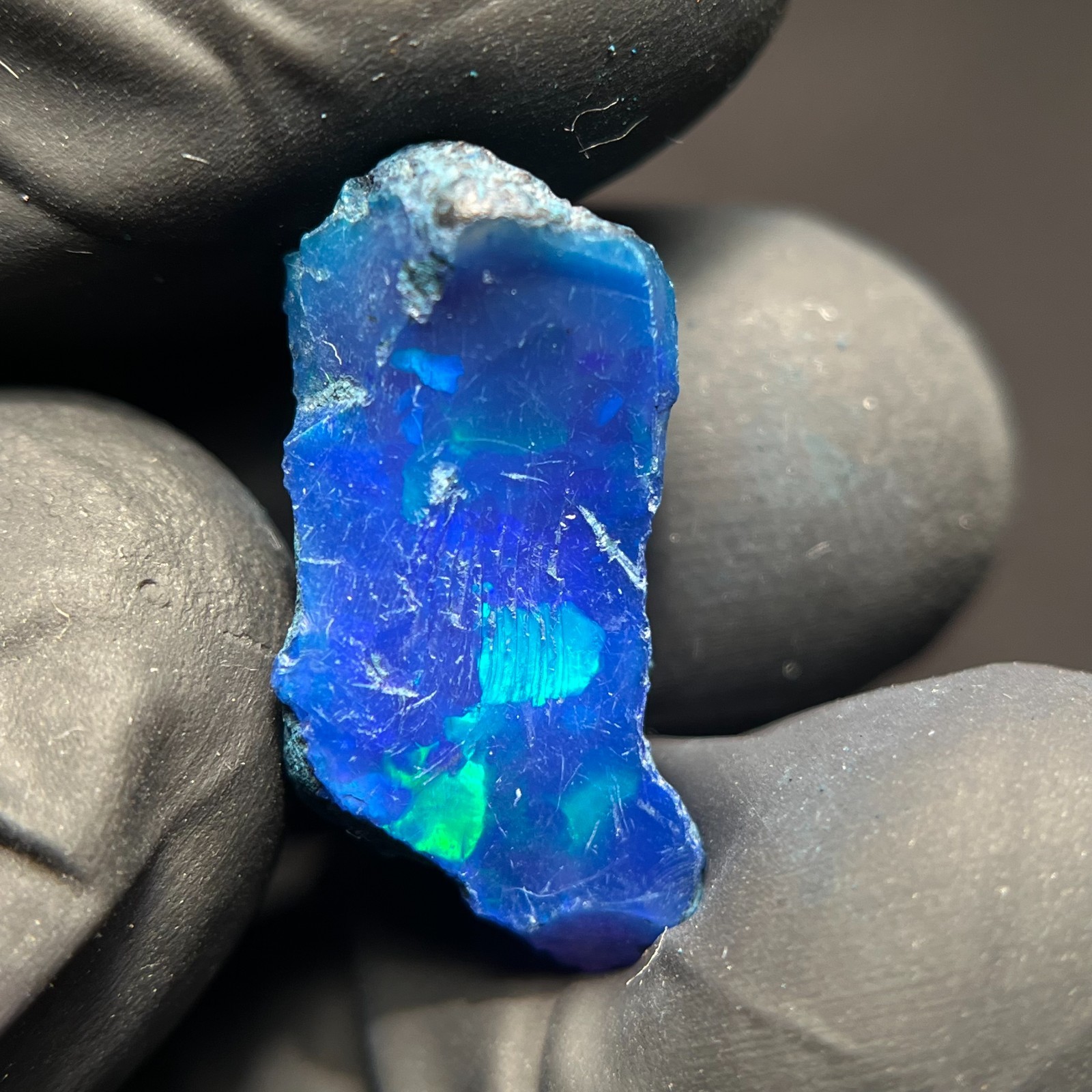 4.90 Cts Dry Blue Opal Rough Natural Ethiopian Welo Opal Raw Loose Gemstone