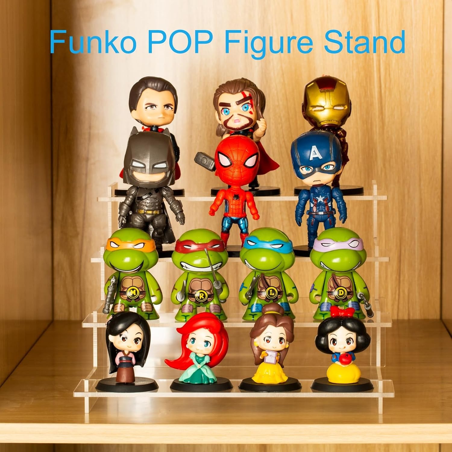 Stand Holder, Clear Shelf Risers for Display Stands for Funko POP Figure,