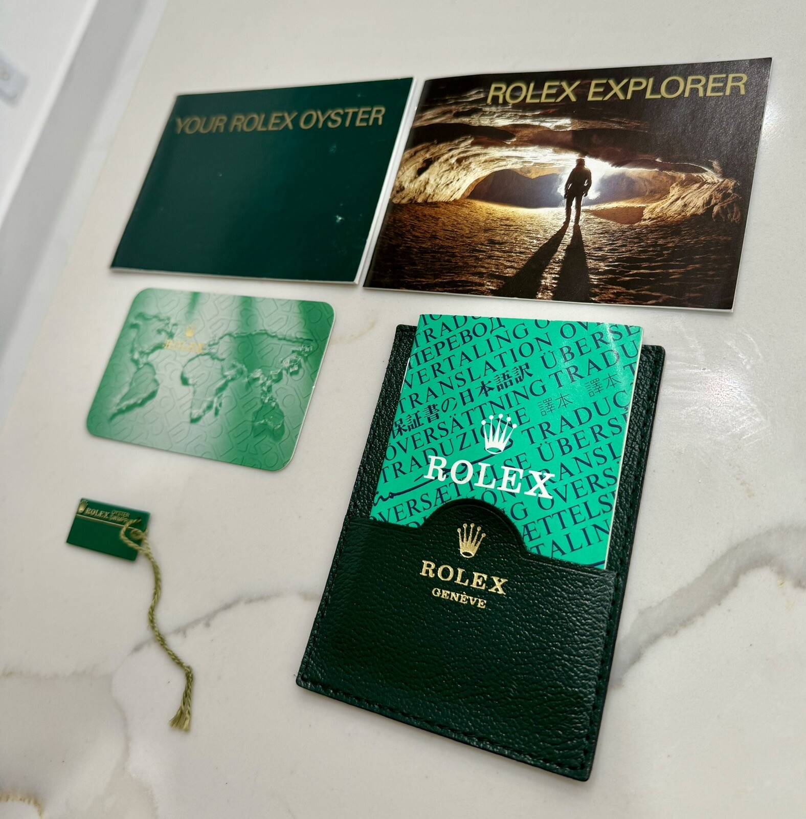 Authentic Vintage Rolex Explorer 114270 16570 Booklet Manual FULL SET YEAR 2002
