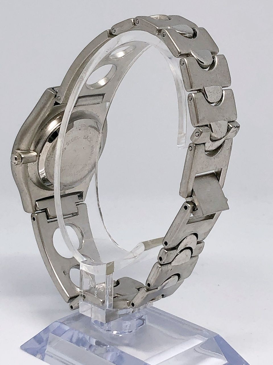 Calvin Klein Watch Ladies 3 Hands Dial Blue New Working Item