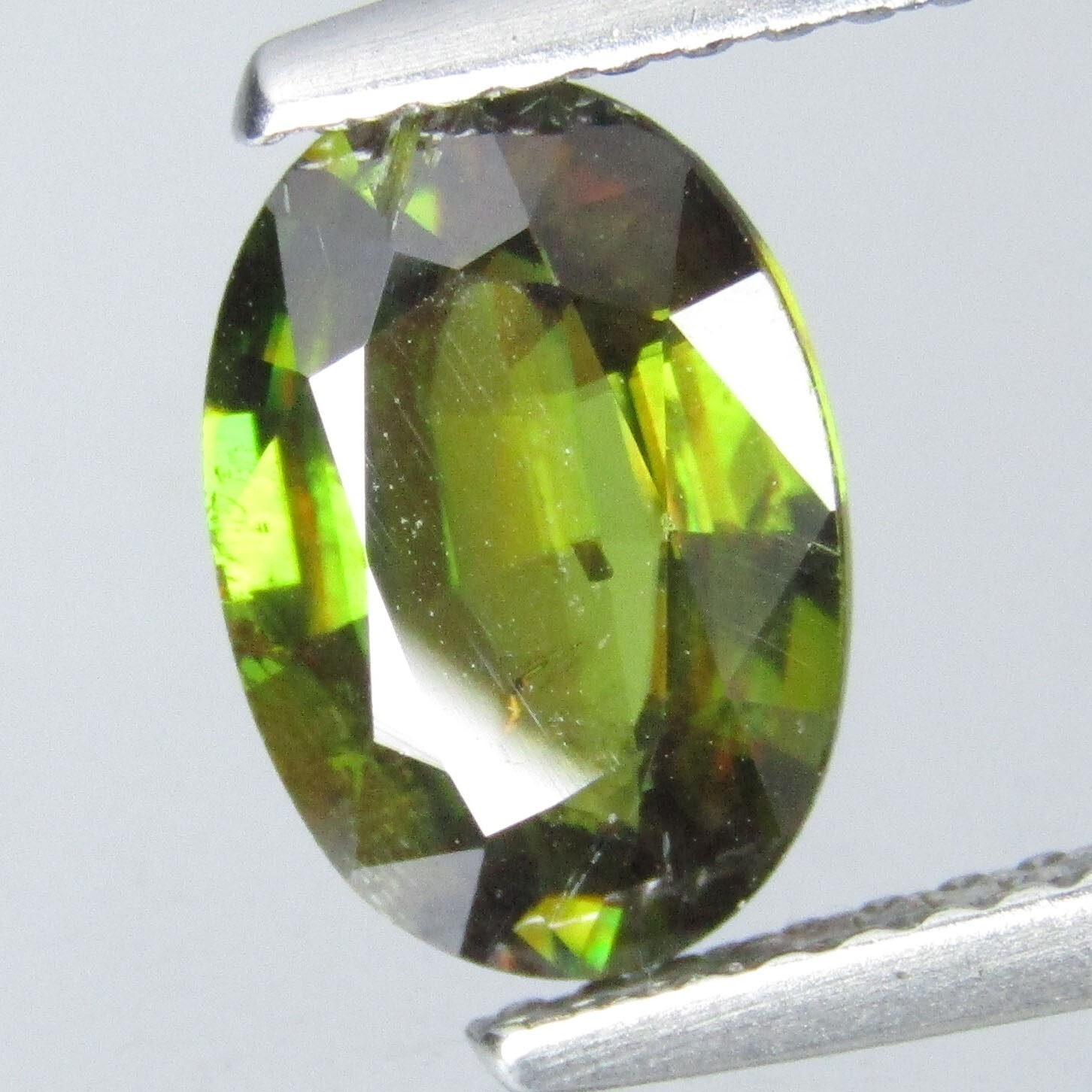 1.66Cts Natural Genuine Firing Sphene Titanite Oval Shape 9.5×6.5mm Loose Gem