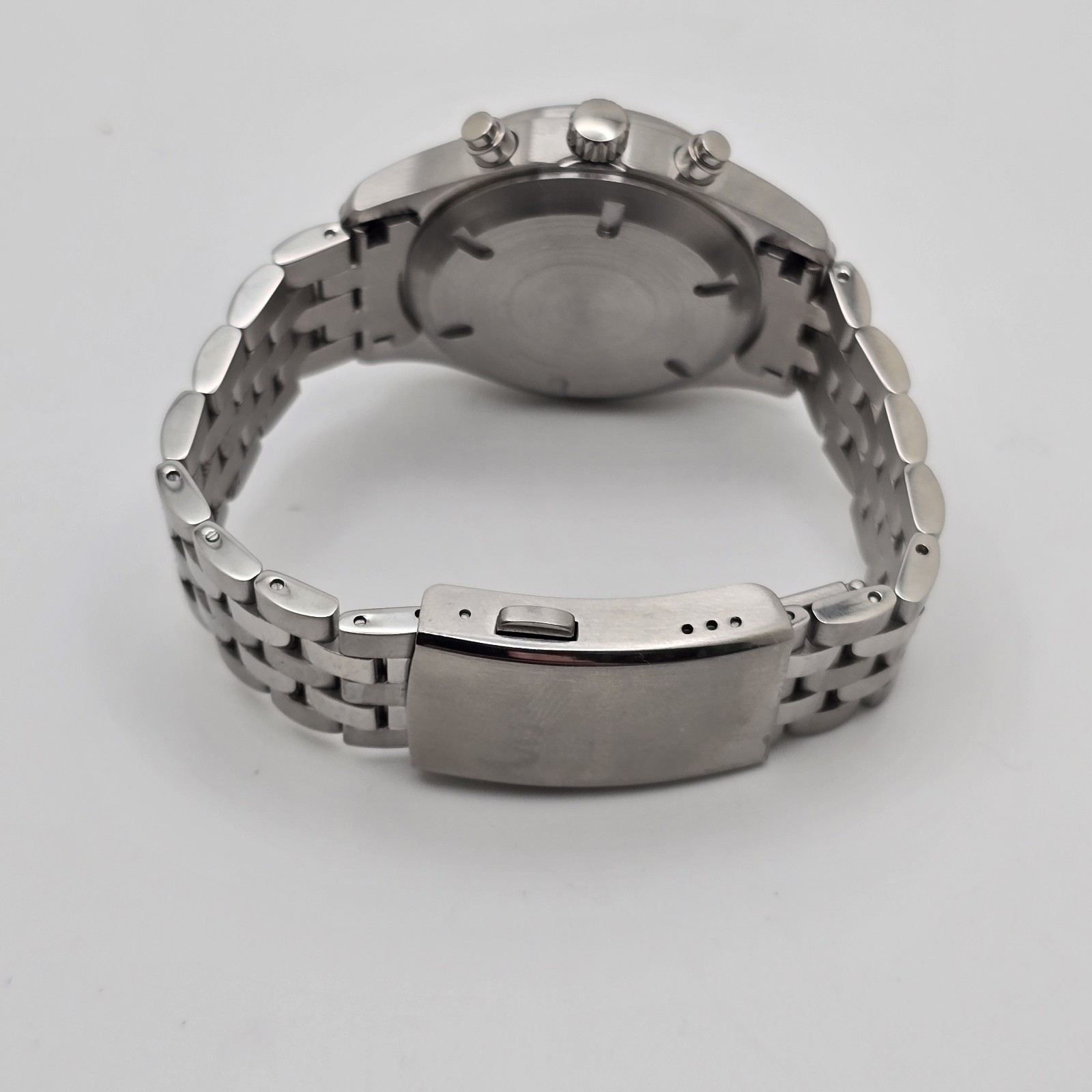 Custom-Built Mecha-Quartz Watch – 38mm Retro Telemetre Chronograph