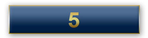 New “5 Years of Service” Blue Citation Bar Lapel Pin