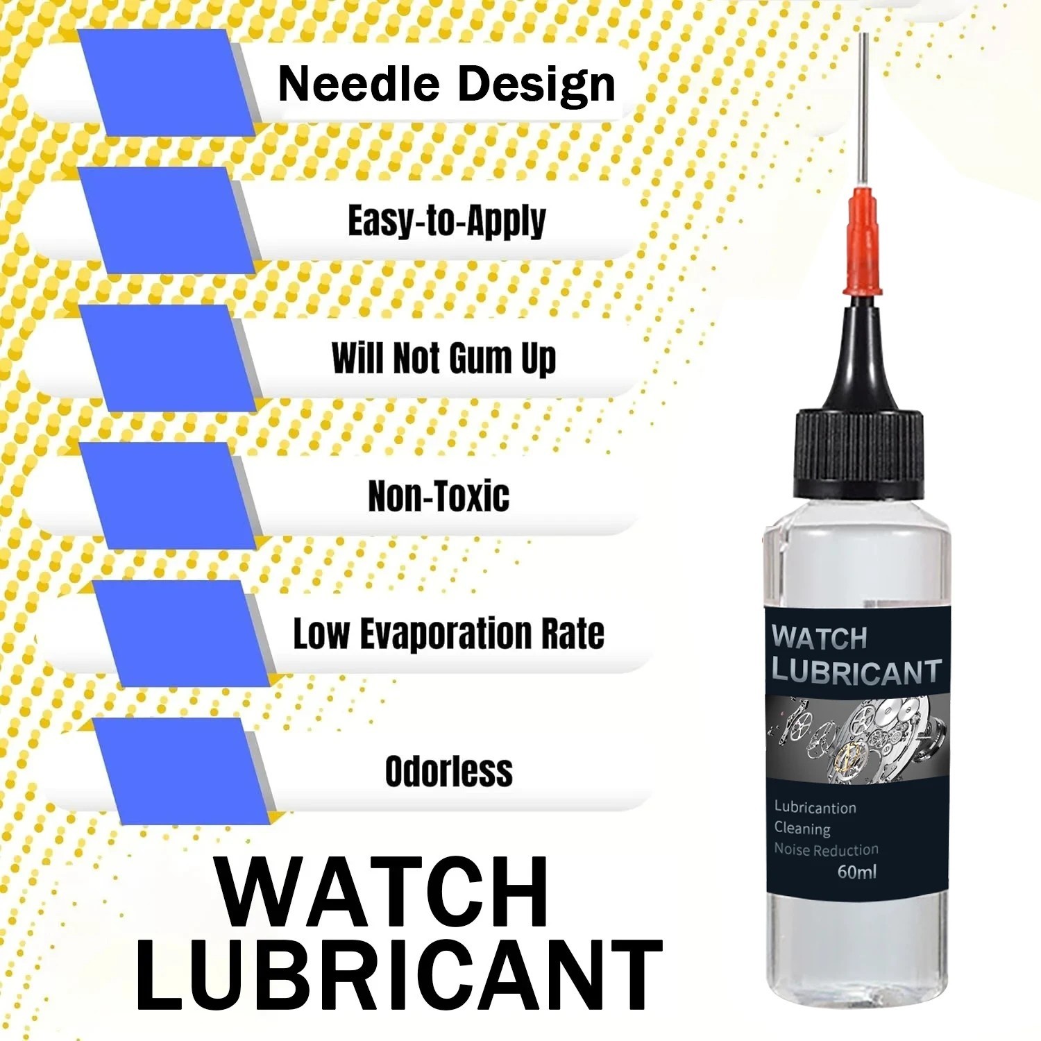 Watch Lubricant Oil for Mechanical Movement Gears Anti Rust Repair Maintenance