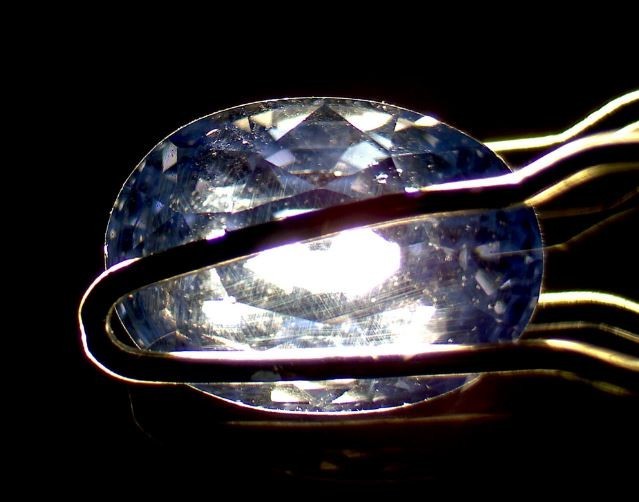GIA REPORT LOOSE FACETED NO HEAT SAPPHIRE 3.17 CTS. FROM SRI LANKA