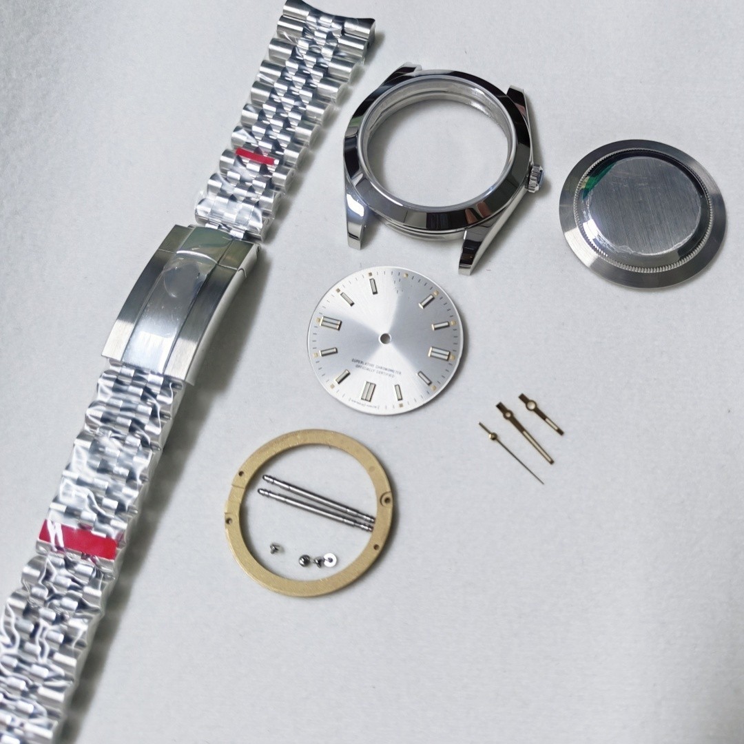 DIY 41mm Watch Steel Case kit For ETA 2824 2836 Movement After-sales accessories