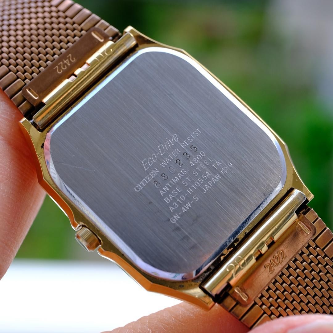 CITIZEN FORMA Gold Quartz Mesh Watch