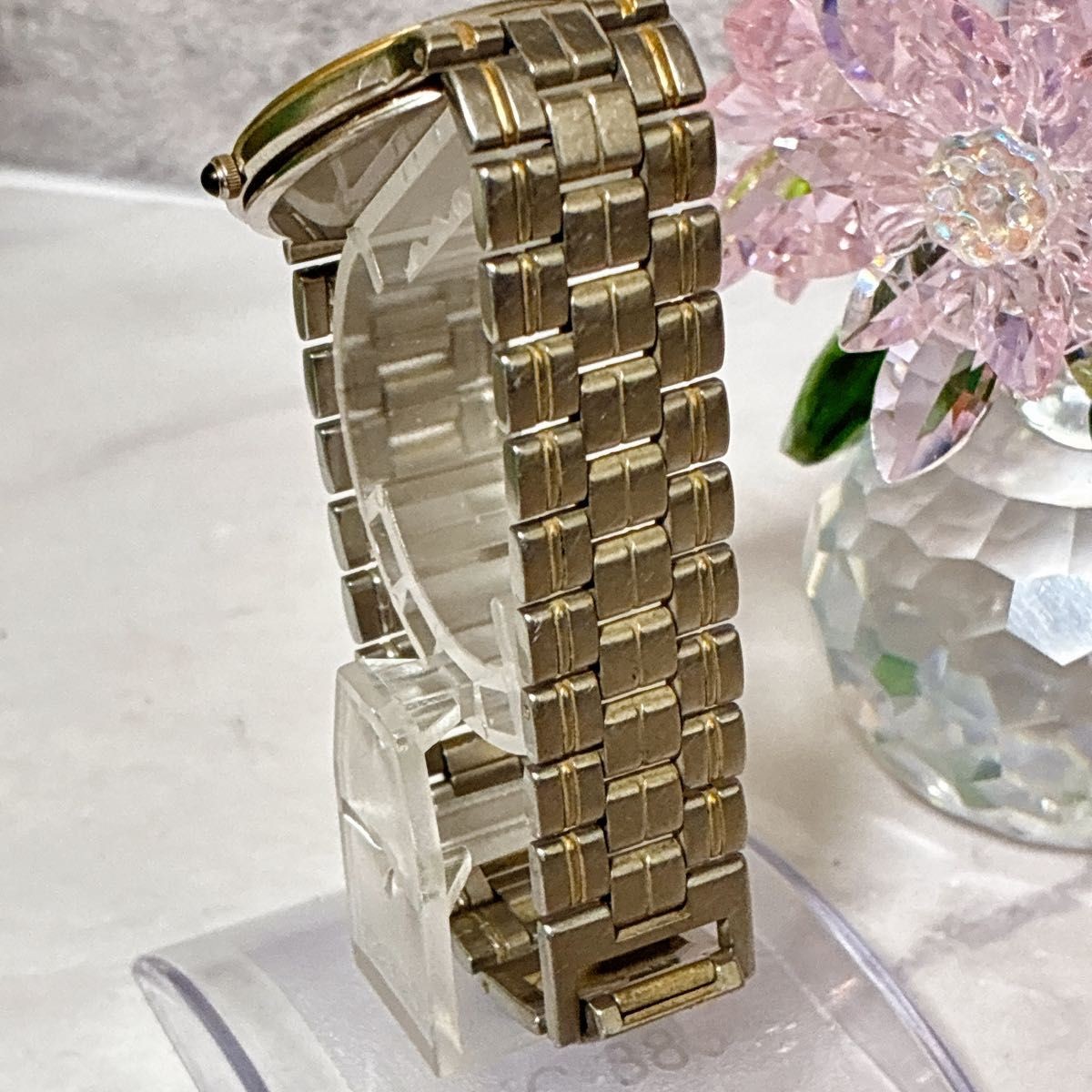 Excellent Condition SEIKO DOLCE Quartz Watch Working Glitter Dial