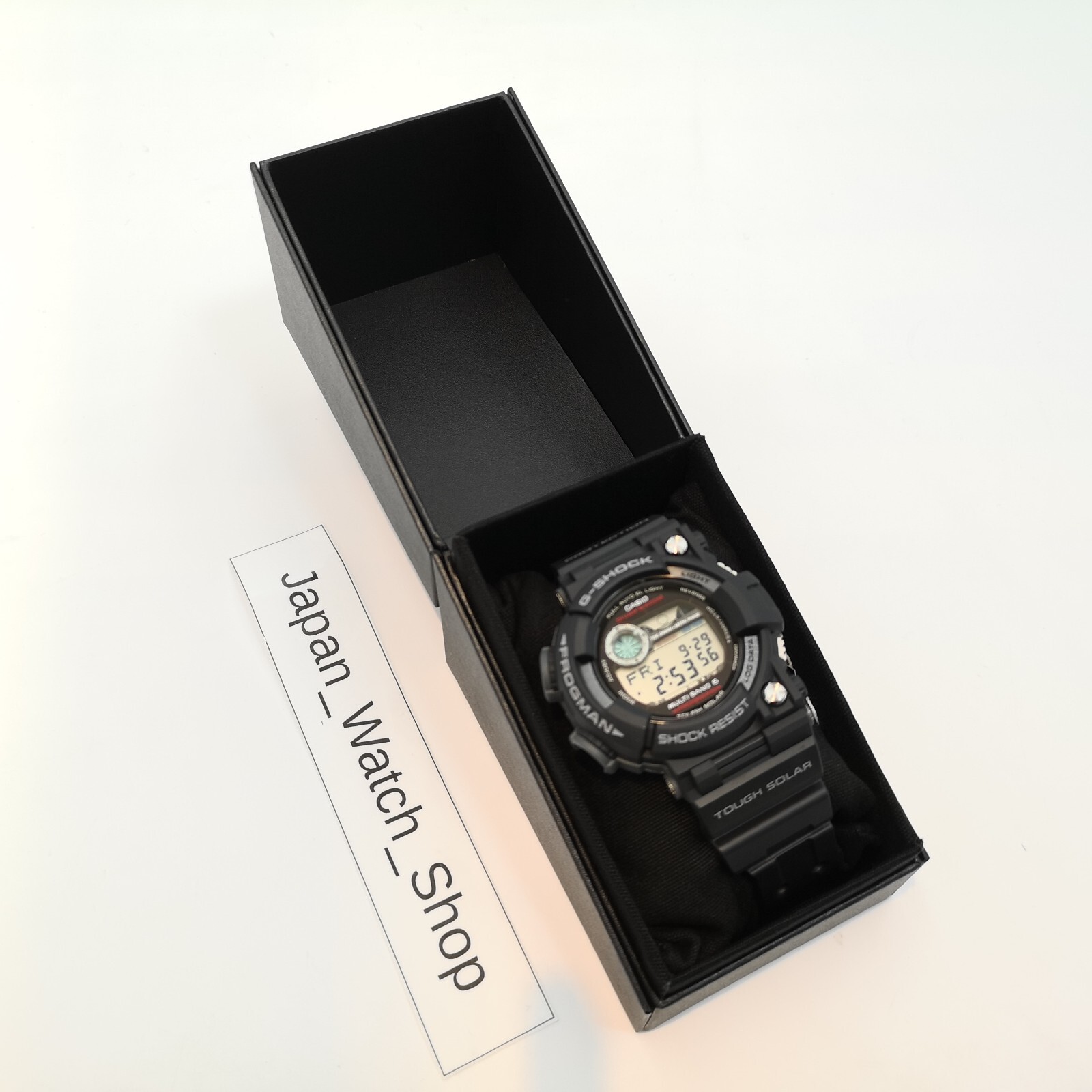 CASIO G-SHOCK FROGMAN GWF-1000-1JF Black Red Multiband 6 Men’s Watch New in Box