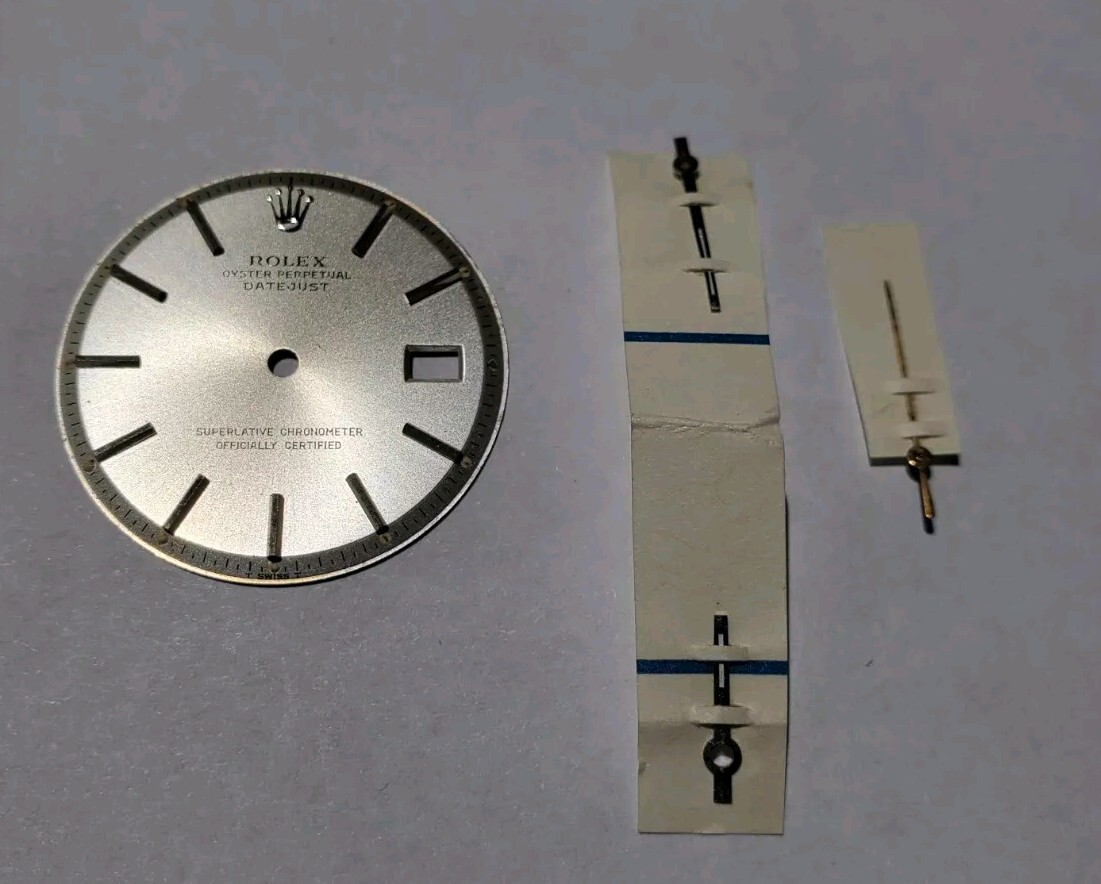 Used Rolex Men Datejust Stainless Steel Ref. 1601 Non-quickset Silver Dial Hands