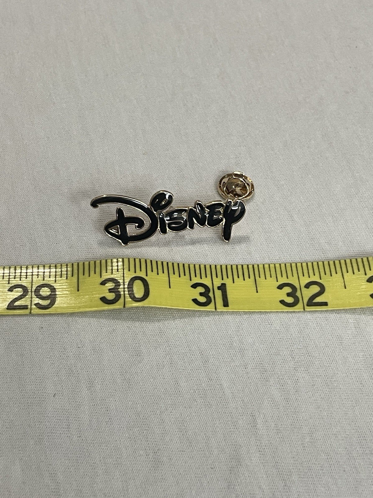 Disney Black And Gold Tone Enamel Pin Fashion Jewelry Hat Jacket Tie Nice