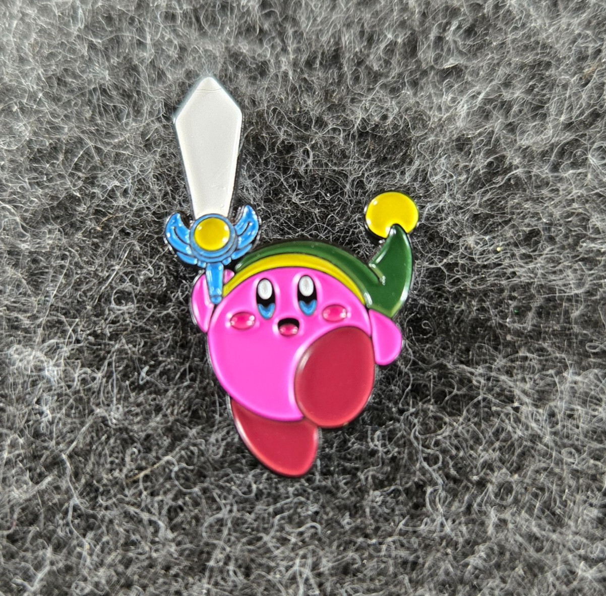 Kirby x Zelda Enamel Pin – Backpack Lapel Hat Bag Lanyard Nintendo