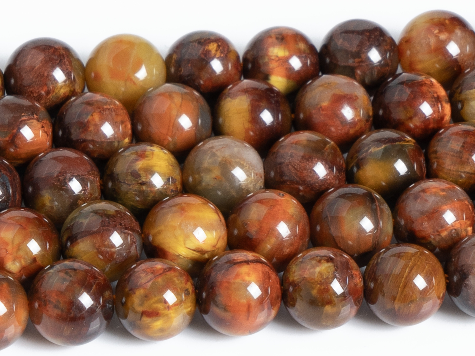 Genuine Natural Red Brown Pietersite Bead AAA Round Loose Beads 7/8/9/10/11/12MM