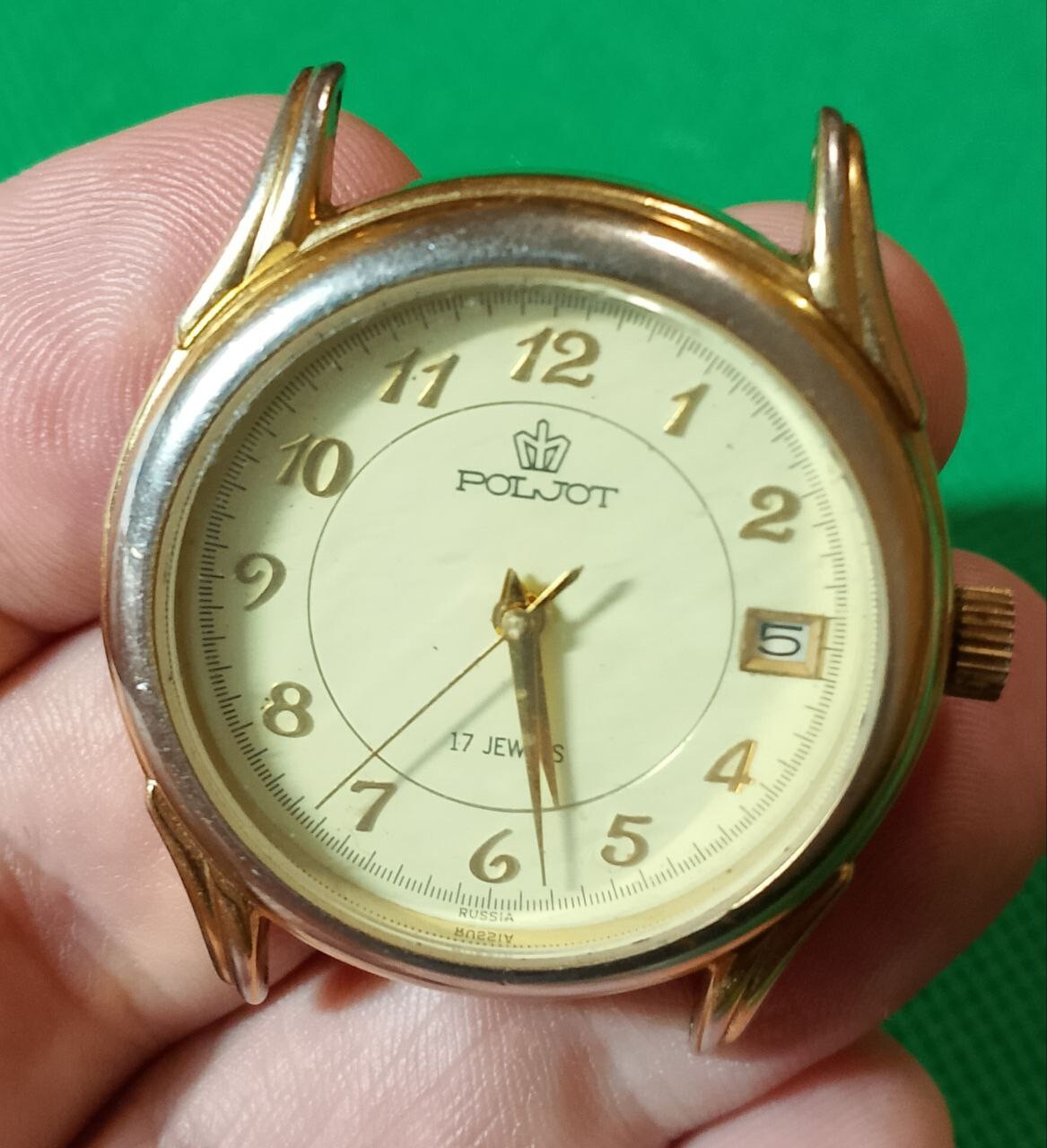 POLJOT 2614 Vintage Russian Mechanical Wristwatch 17 jewels USSR Serviced