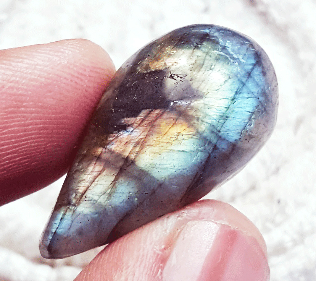 100% Natural Labradorite 26.75 Ct Loose Gemstone Certified
