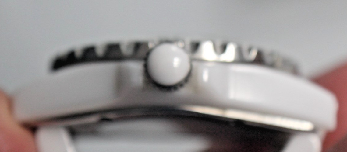 Exquisite AKRIBOS XXIV White Ceramic Automatic Women Watch AK508WT