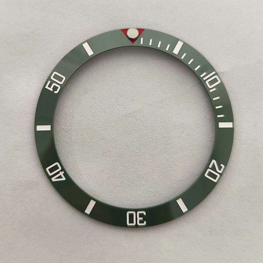 Replacement Ceramic Bezel Insert SUB Beveled Bezel Ring Watch Accessories
