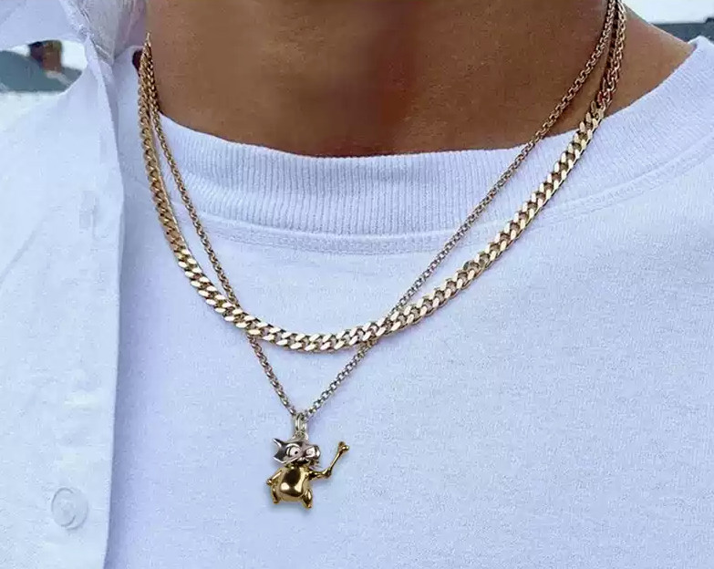 Anime Pokemon Necklace Cubone Pendant Jewelry Necklace Gift Cute Accessories