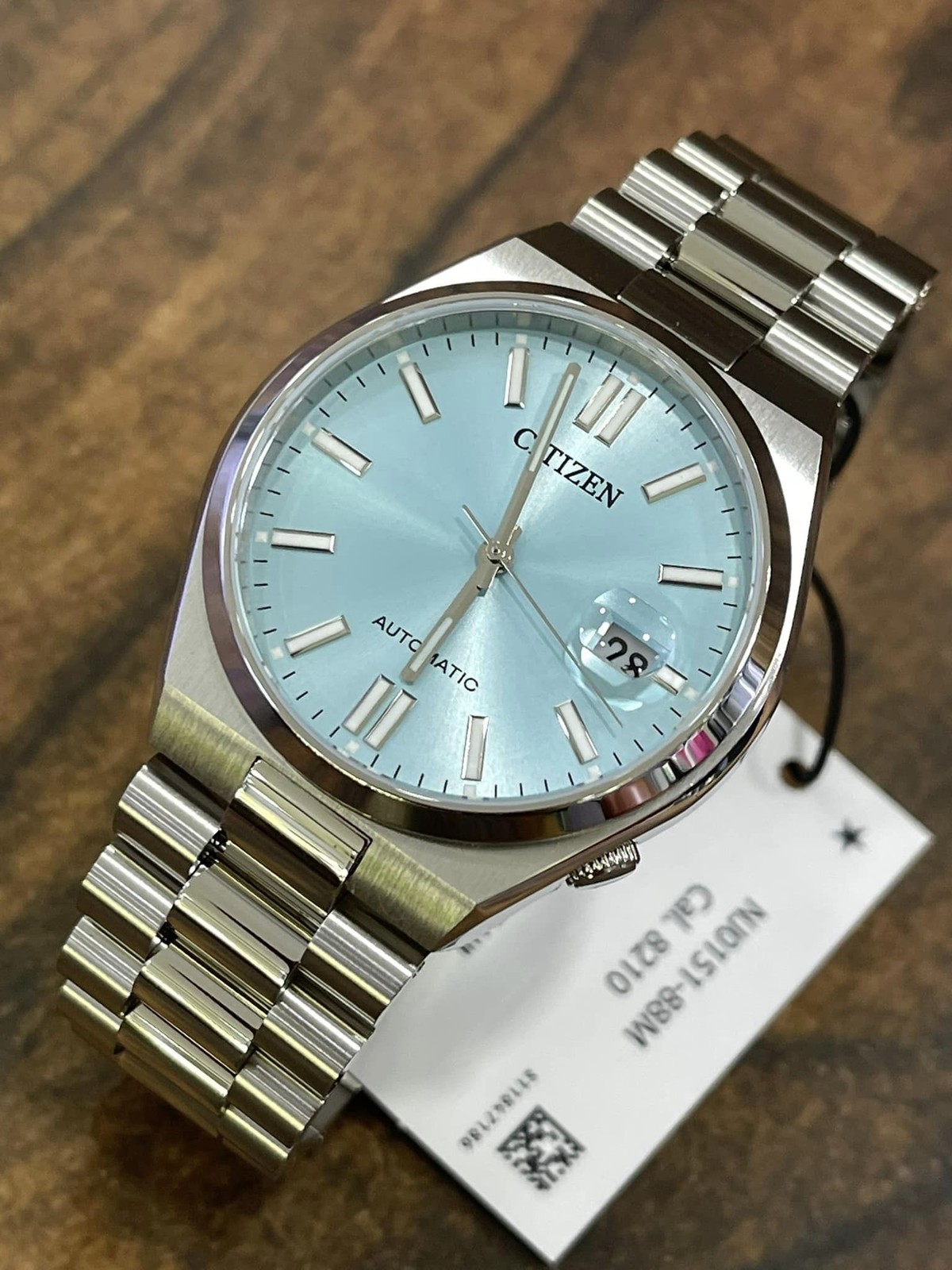 Citizen NJ0151-88M Automatic Tsuyosa Sapphire Turquoise Blue Stainless Steel