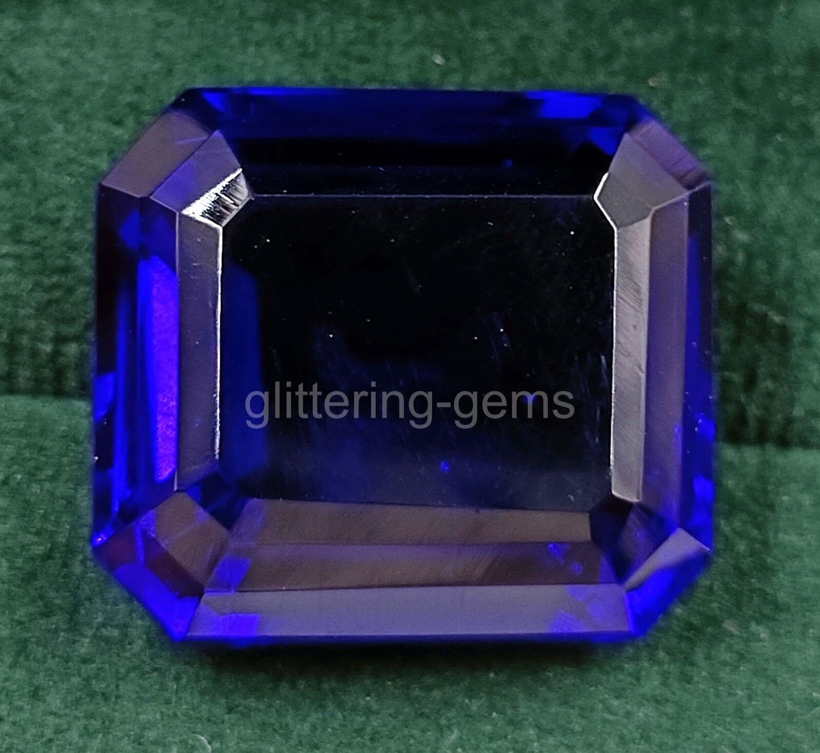 Certified Natural Brazilian 101.60 Ct Blue Emerald Cut Topaz Loose Gemstone 5AIS