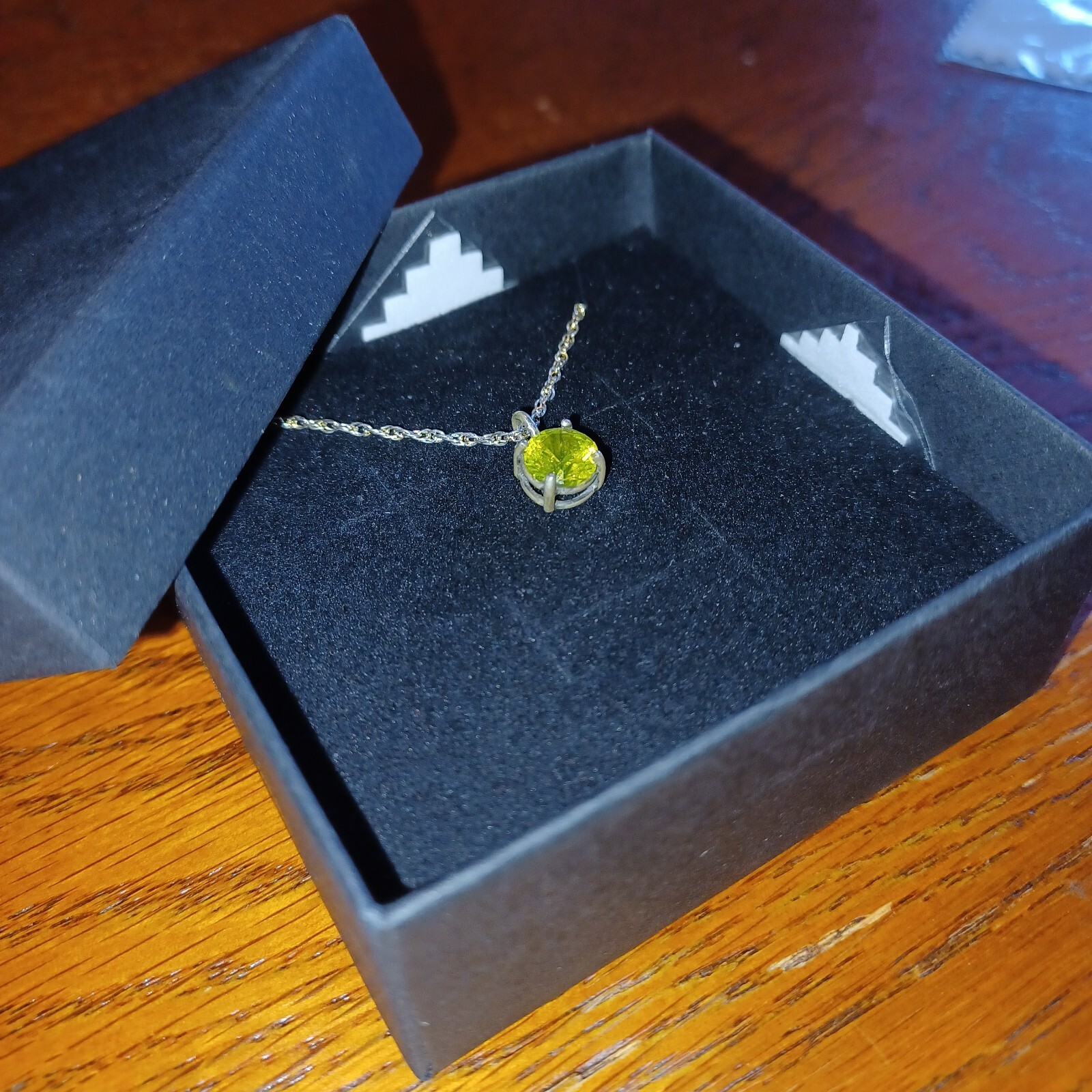 Handmade YAG Yttrium Aluminum Garnet Pendant – Sterling Silver – 18” Chain