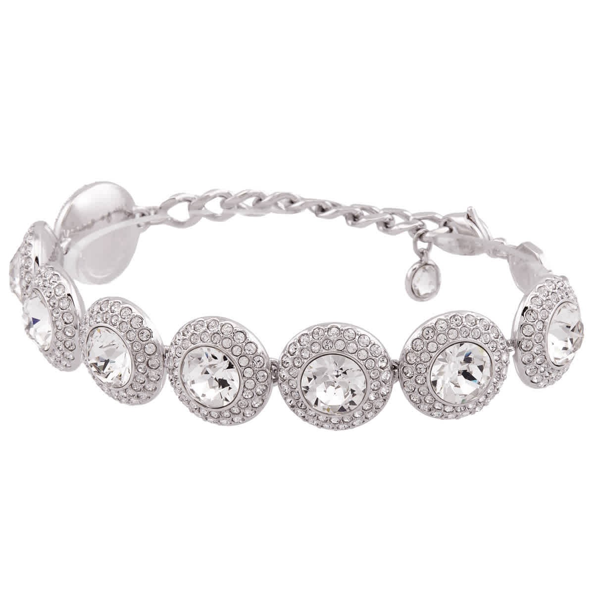 Swarovski Rhodium Plated Una Angelic Bracelet