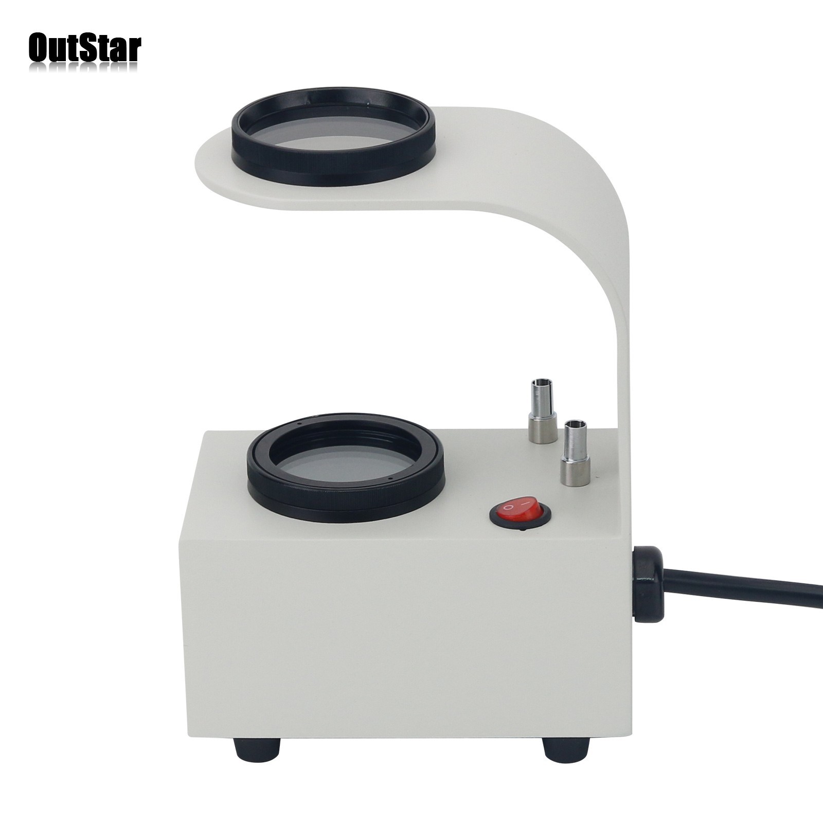 Polariscope 110V/220V Magnifier Tool Desktop with Rotatable Objective Table #sz