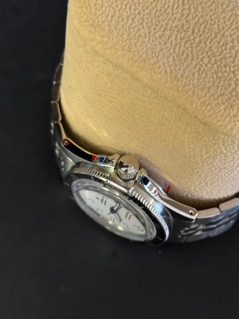 YEMA Superman 500 Dato YSUP23A39-BMS Automatic White Dial 39mm Men’s Watch