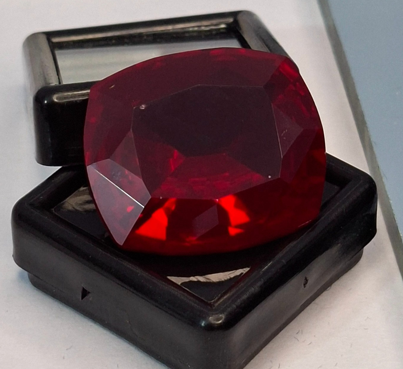 Mozambique 58-60 Ct Red Ruby Natural Loose Cushion Cut Certified Gemstone GB017