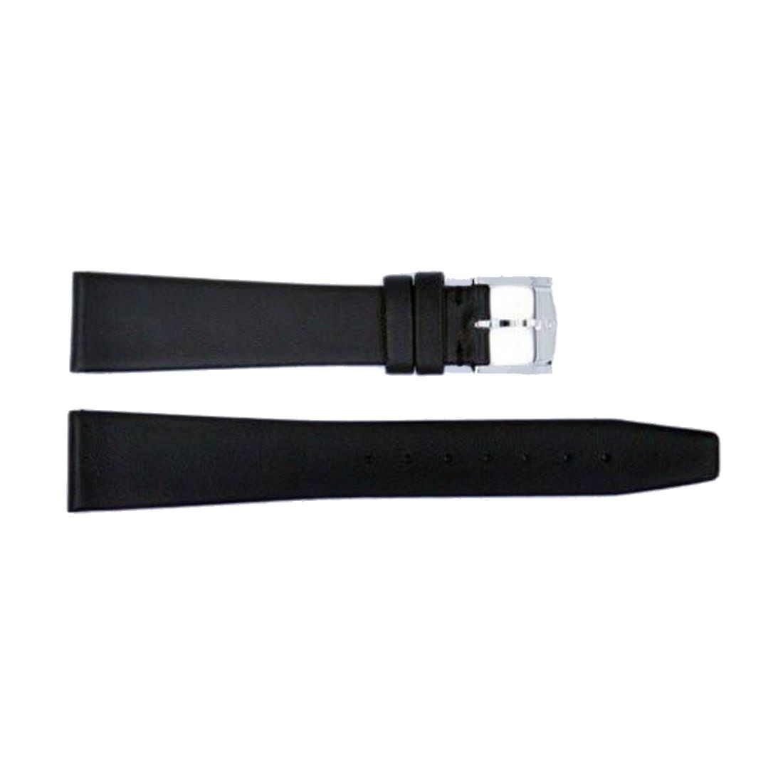 Movado 18mm Black Calf Skin Leather Watch Strap 569304736
