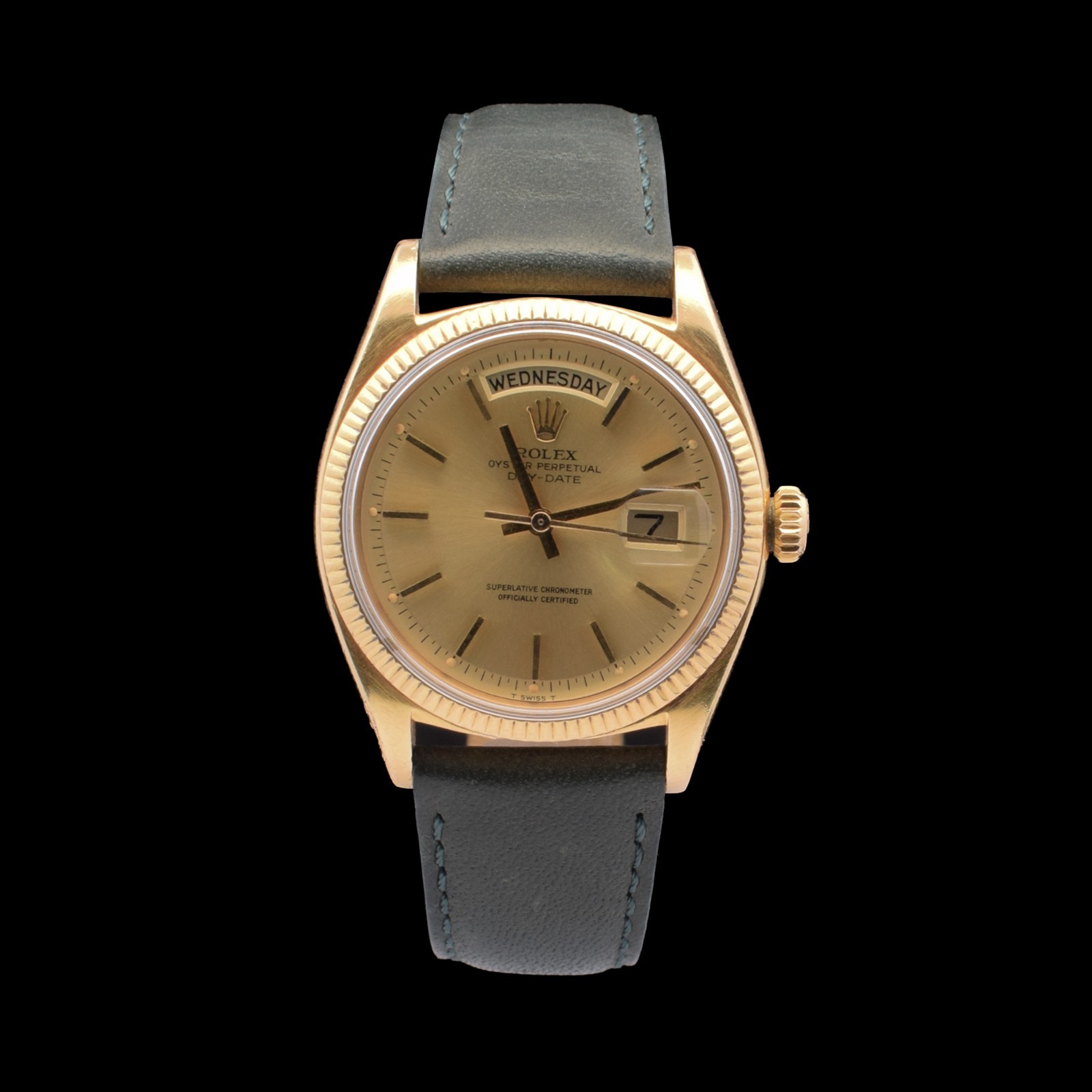 Rolex Day-Date 36 | 18K Yellow Gold | Green Leather Strap | Ref. 1803