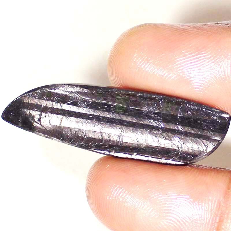 39.45 CT 100% Natural Shiny Hypersthene Fancy Cabochon 14X45X5 mm Loose Gemstone