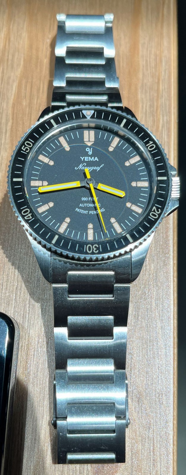 Yema Navygraf Heritage Automatic Diver — Overhauled- Full Set + Extra Straps