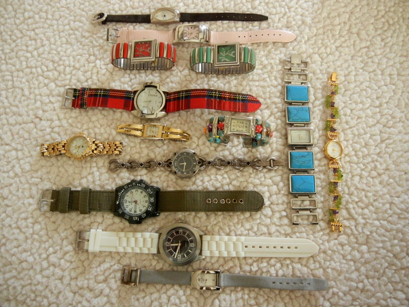 WATCHES Large Lot of New and Nearly New All Running!!! Great Everyday Wear!