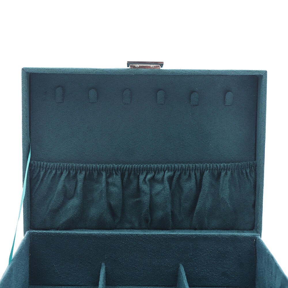 3 Layers Jewelry Box Organizer Large Capacity Ring Earring Necklace Storage New