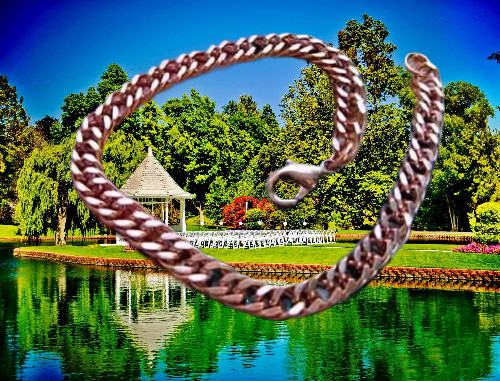 Solid Copper Anklet CA652G – 1/4 of an inch wide – Available in 8 to 11 inches.