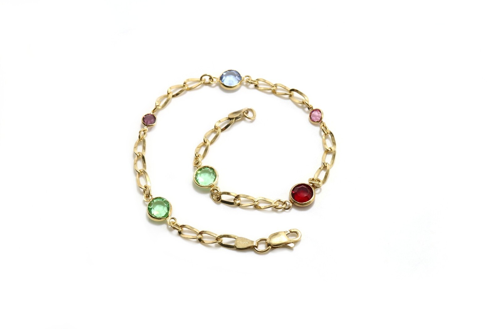 Elegant 1/20 14K Gold Filled Anklets with Austrian Crystals | Gift Box Included