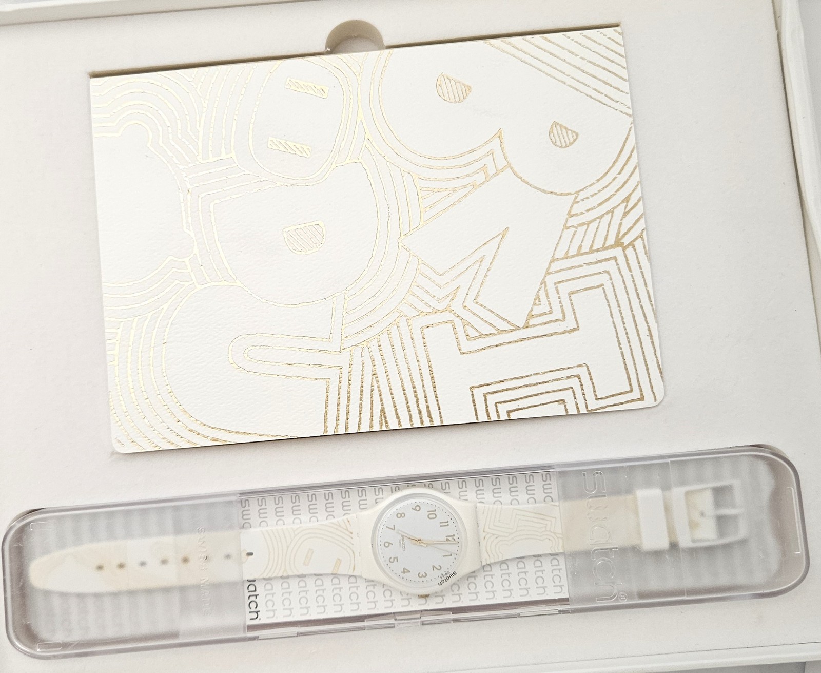 Swatch Special 2013 – GW164b – White Bishop – Promo Bai Du only China – New –
