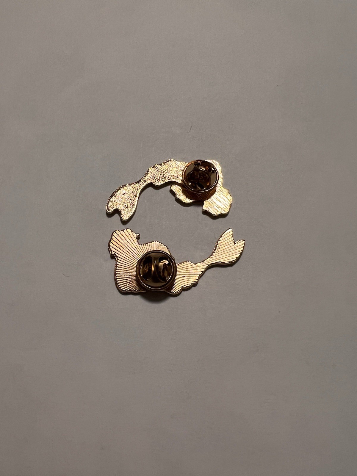 Yin and Yang Koi Enamel Pin Set