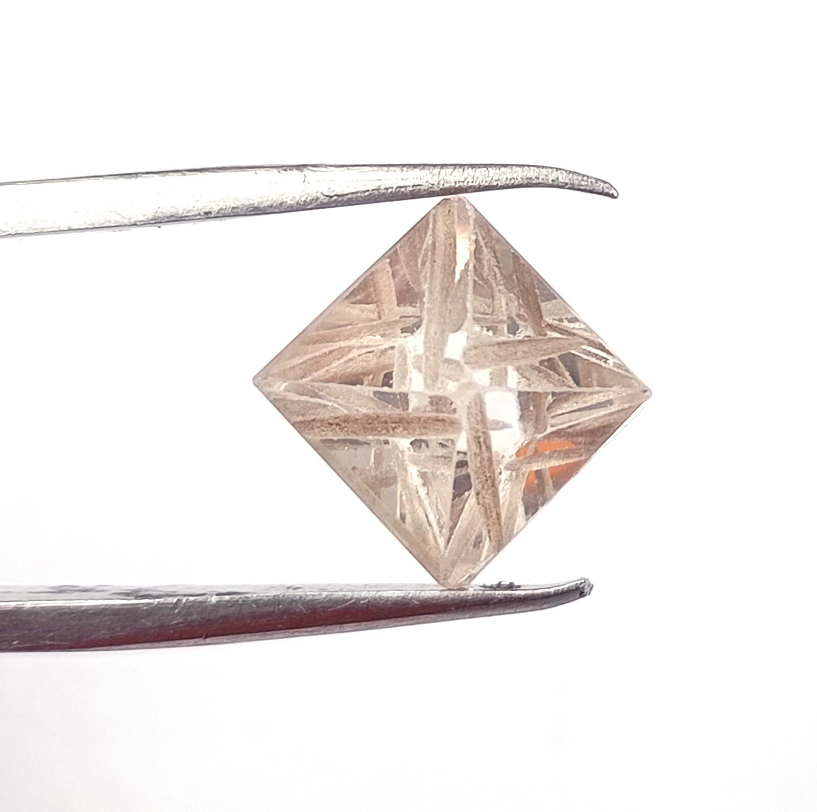 4.10 CT F COLOR VVS1 CLARITY DIAMOND COLORLESS EGL CERTIFIED RAW LOOSE CVD MNG