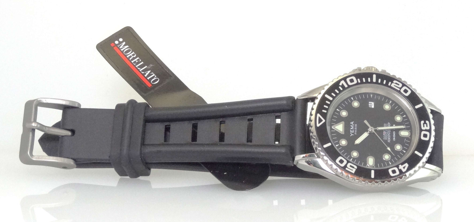 YEMA BY SEIKO YE-139-M NAVYGRAF MEN’S QUARTZ DEEP-DIVER WATCH – NEW RARE 30-ATM