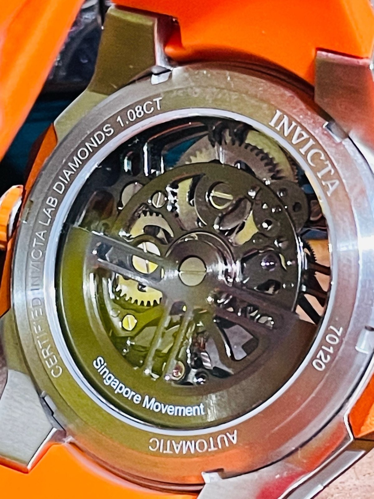 Invicta Objet D Art Astradia, 1.08ct Lab Grown Diamonds Automatic 43mm – 70120