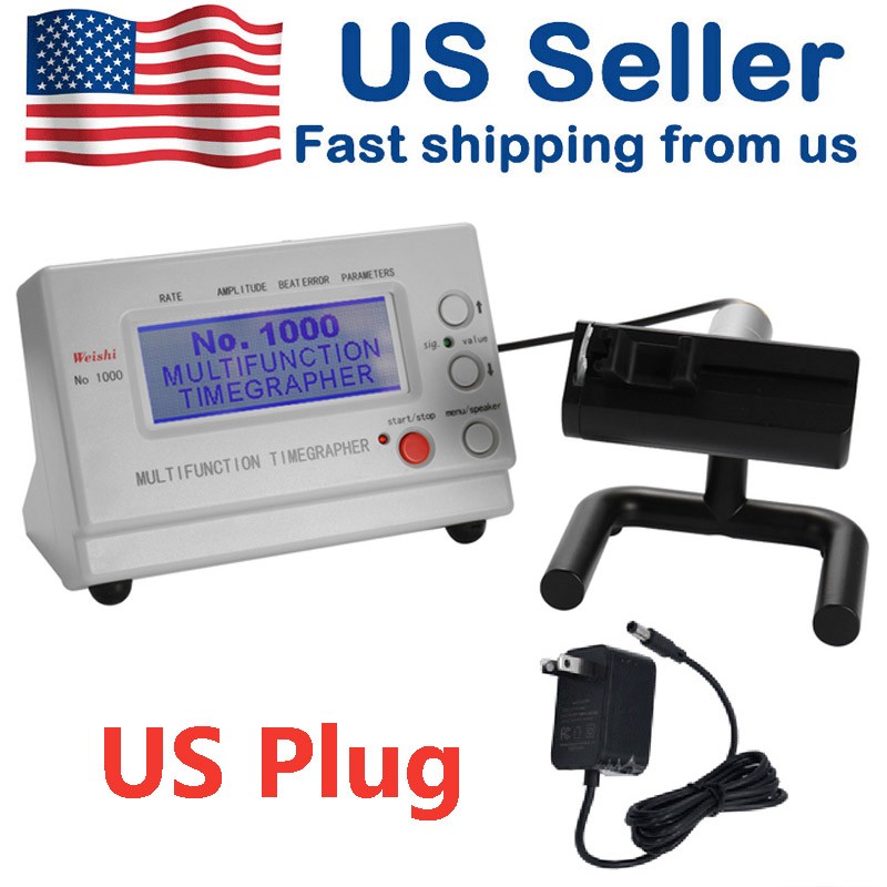 No.1000 Weishi Timegrapher Mechanical Watch Timing Machine Multifunction US Plug