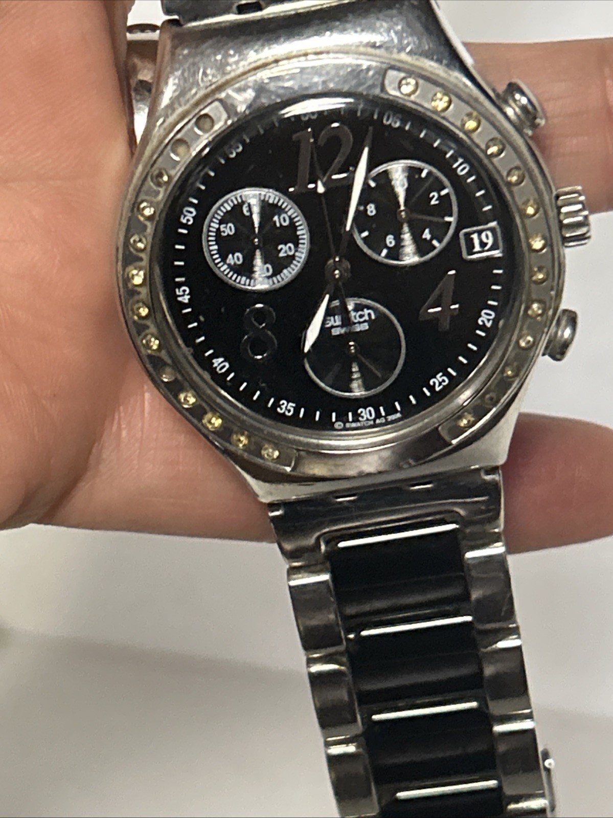SWATCH CHRONOGRAPH HERRENUHR AG 2006 QUARZ