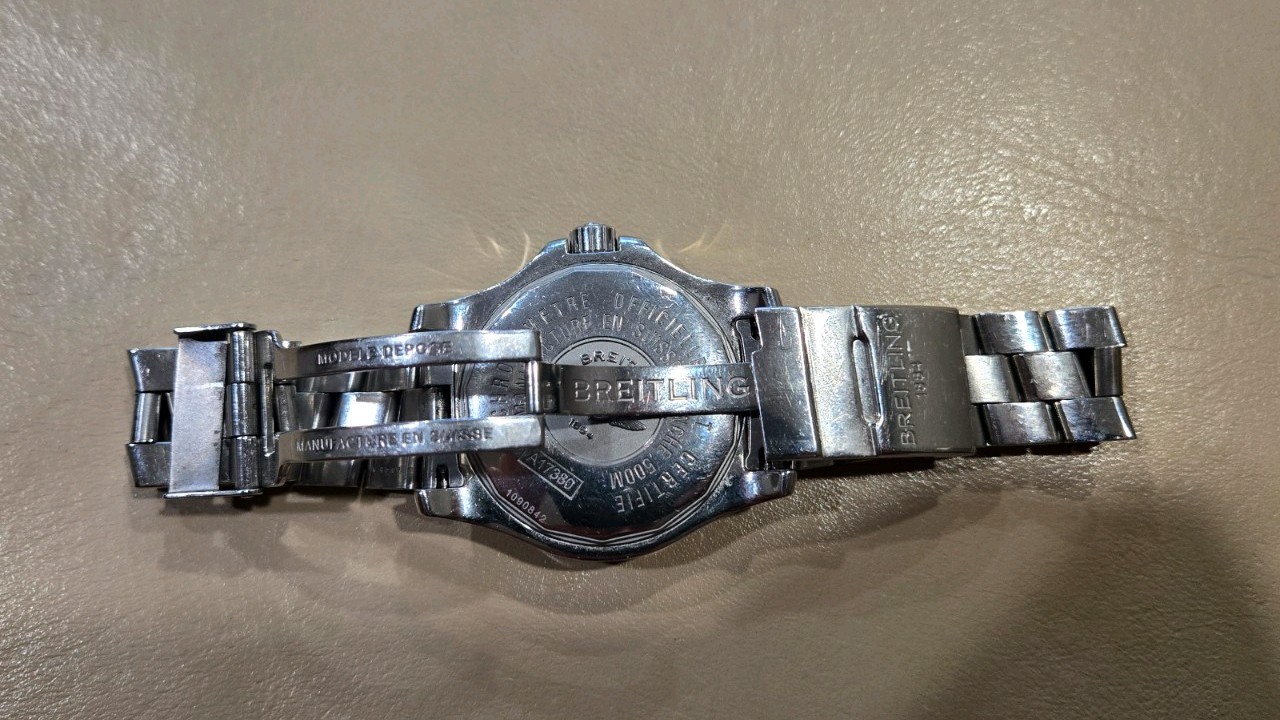 Breitling Colt Automatic A17380 41mm Stainless Steel Black Dial Watch