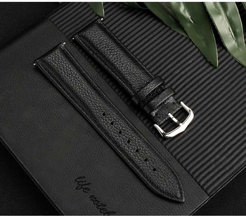 For Cartier Tank Must London Solo Genuine Leather Watch Strap Quick Disassembly