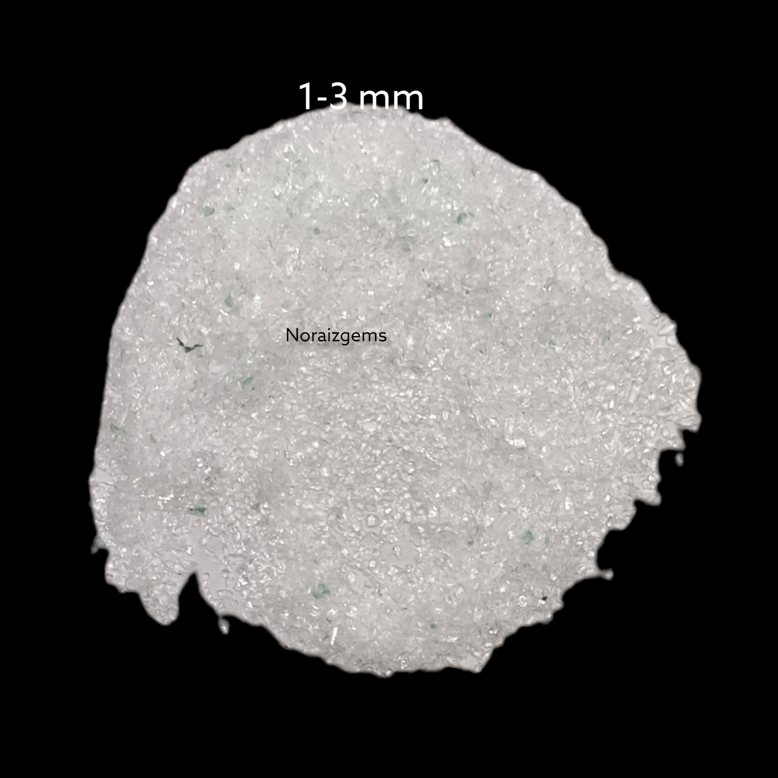 Crushed Crystal Hydro Quartz Gemstone Coarse For Woodworking, Ring Inlay, Resin