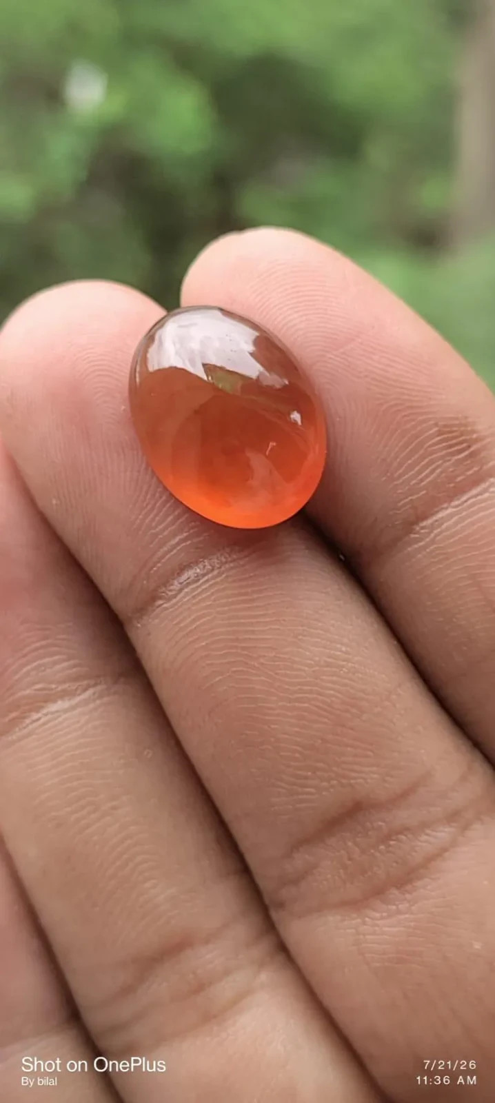 18*14*8 MM AAA Quality oval shape Hessonite Garnet loose cabochon for sale || 15