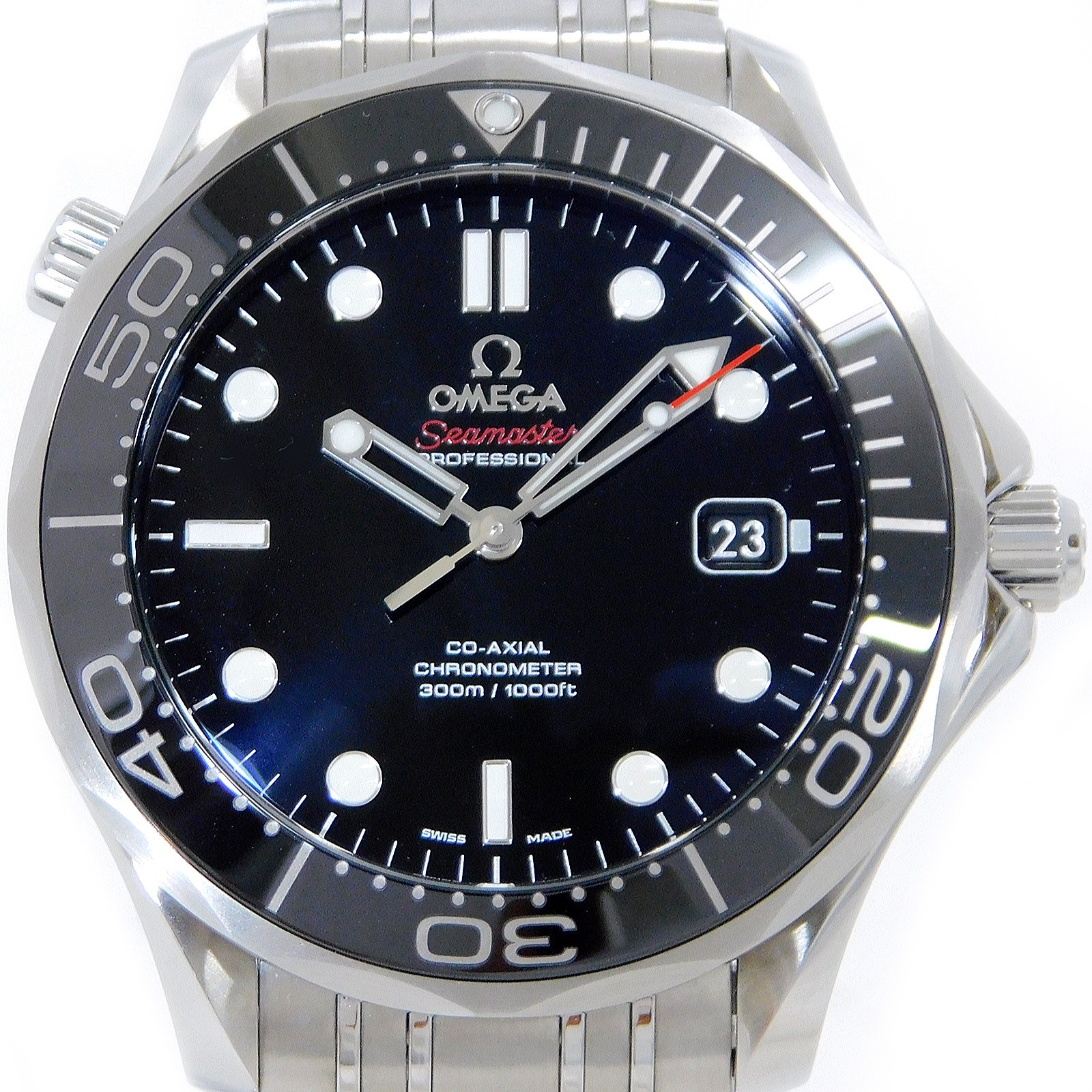 OMEGA Seamaster Diver 300M 212.30.41.20.01.003 S.Steel Auto Men’s Watch #1514B